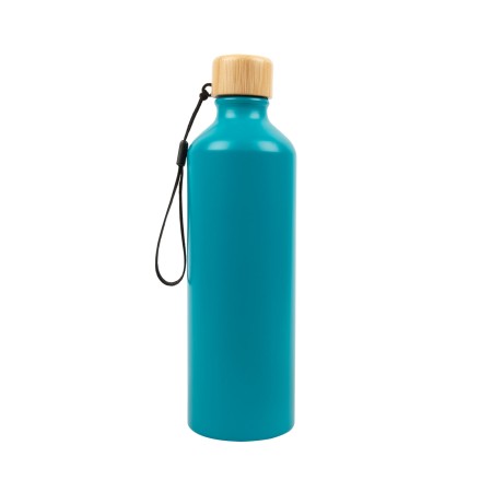Gelato Aluminium Bottle With Bamboo Lid Promotional Products
